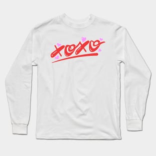 Hugs and Kisses xoxo - Valentine's Day Long Sleeve T-Shirt